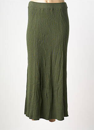 Jupe longue taille normale vert INDI & COLD femme