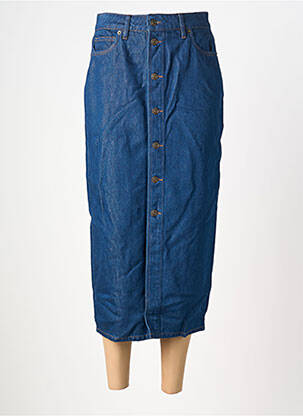 Jupe longue taille normale bleu HARRIS WILSON femme