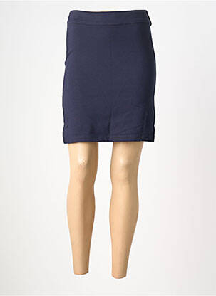 Jupe mi-longue stretch bleu KOCCA femme
