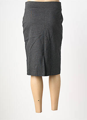 Jupe mi-longue stretch gris LA FEE MARABOUTEE femme