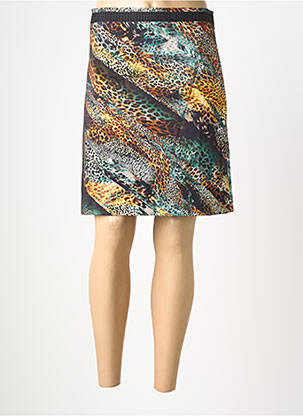 Jupe mi-longue doublure textile noir LO! LES FILLES femme