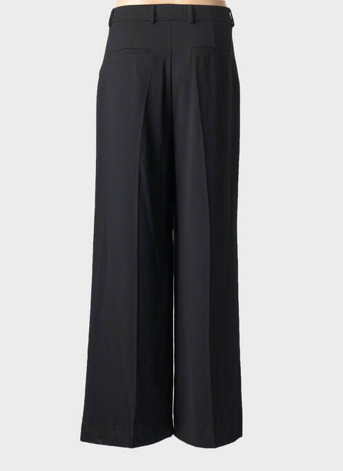 Pantalon large fermeture zippée sous rabat boutonné taille normale noir LA FEE MARABOUTEE femme
