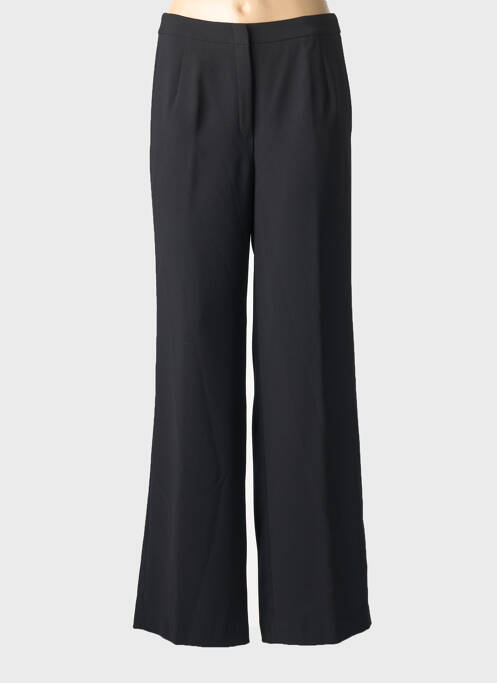 Pantalon large tissage crêpe taille normale noir VERA MONT femme
