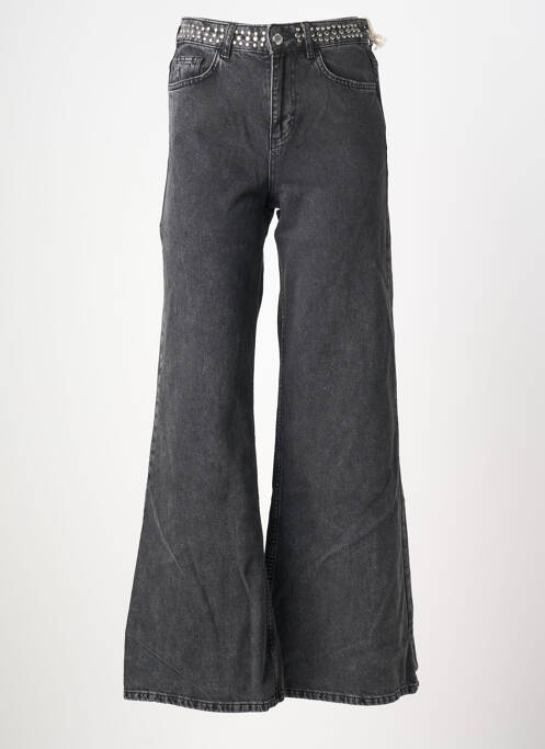 Jean coupe flare taille normale taille normale gris BSB femme