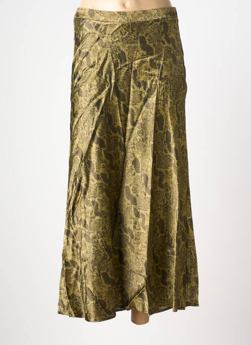 Jupe longue coupe fluide vert SURKANA femme