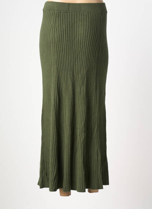 Jupe longue taille normale vert INDI & COLD femme