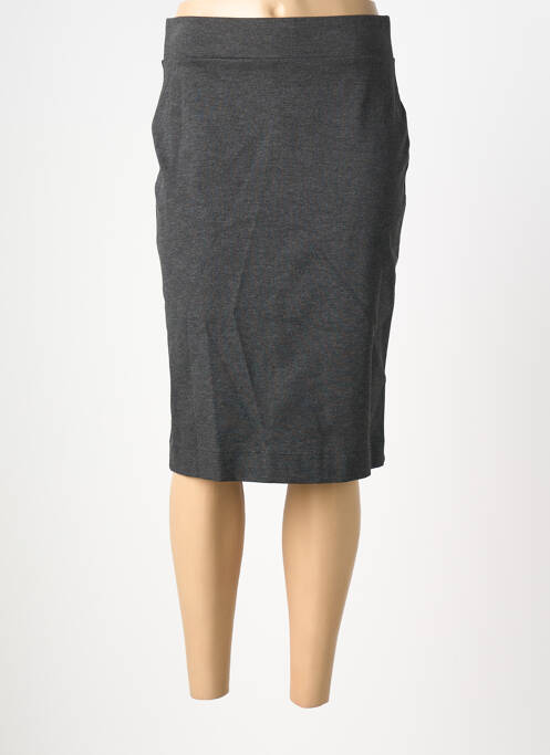 Jupe mi-longue taille normale gris LA FEE MARABOUTEE femme