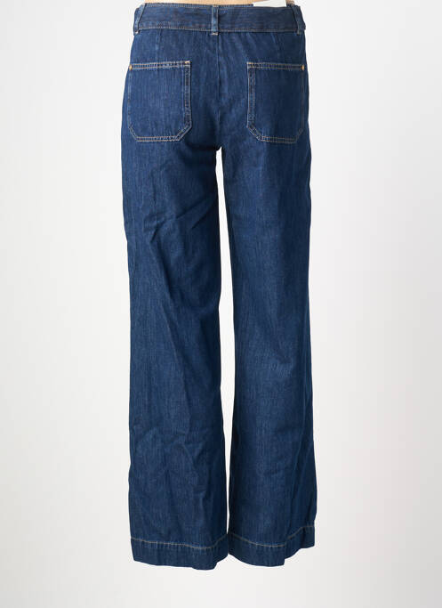 Jeans coupe large tissage brut taille normale bleu PARA MI femme