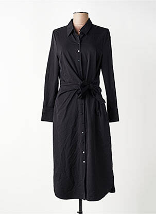 Robe longue manches longues manches longues noir ROBE LEGERE BY VERA MONT femme