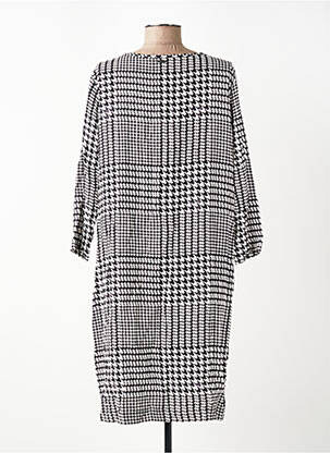 Robe mi-longue manches longues manches longues noir SANDWICH femme