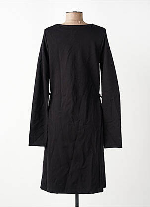Robe mi-longue manches longues manches longues noir LA FEE MARABOUTEE femme