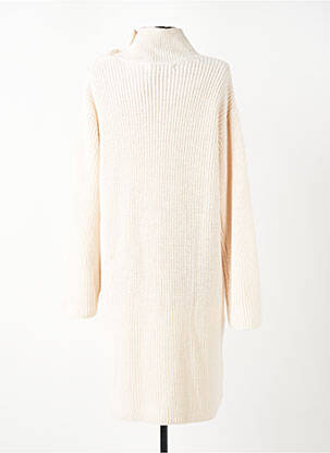 Robe pull stretch manches longues beige LA FEE MARABOUTEE femme