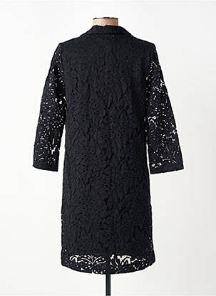 Robe mi-longue manches longues manches longues noir LA FEE MARABOUTEE femme