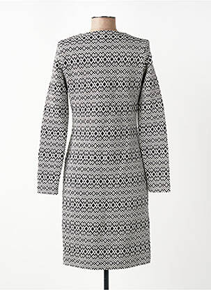 Robe mi-longue manches longues manches longues noir LA FEE MARABOUTEE femme