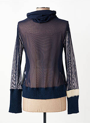 Top stretch manches longues bleu ELISA CAVALETTI femme