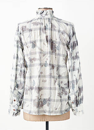 Chemisier coupe cintrée manches longues gris MAISON HOTEL femme