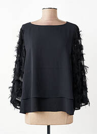 Blouse col rond manches longues noir BETTY BARCLAY femme