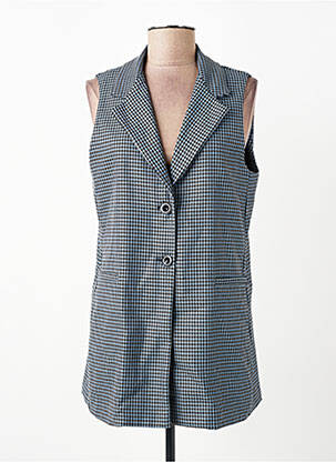 Blazer poches bleu PAZ TORRAS femme