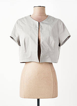 Boléro col rond gris BETTY BARCLAY femme