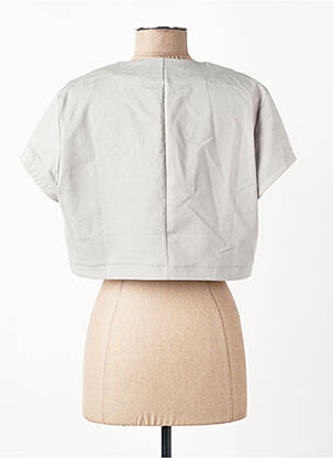 Boléro col rond gris BETTY BARCLAY femme