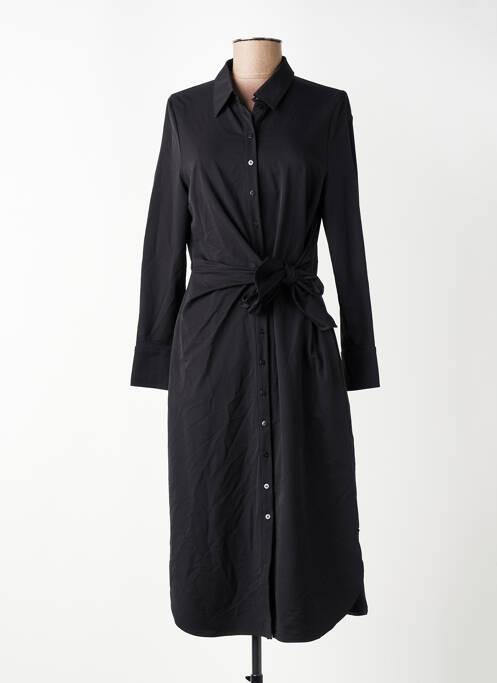 Robe longue manches longues manches longues noir ROBE LEGERE BY VERA MONT femme