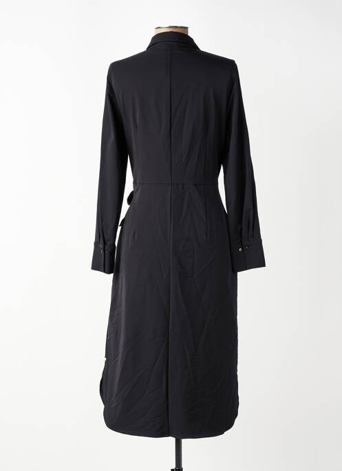 Robe longue manches longues manches longues noir ROBE LEGERE BY VERA MONT femme