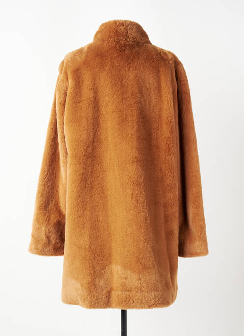 Manteau long coupe droite sans capuche marron BETTY BARCLAY femme