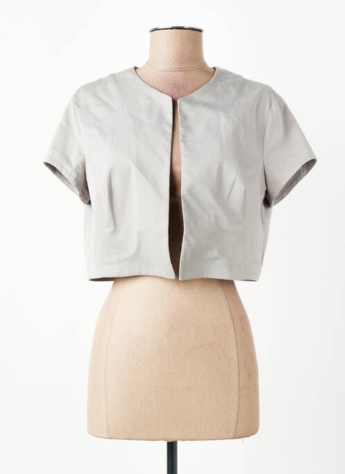 Boléro col rond gris BETTY BARCLAY femme
