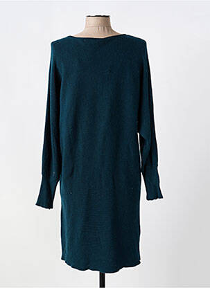 Robe pull stretch manches longues vert SURKANA femme