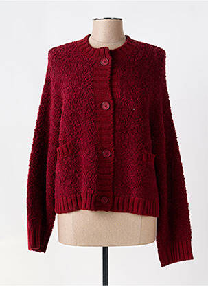 Gilet manches longues stretch rouge FLIRT COLLECTION femme
