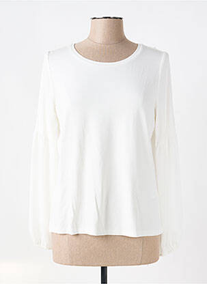 T-shirt manches longues manches longues beige TUZZI femme