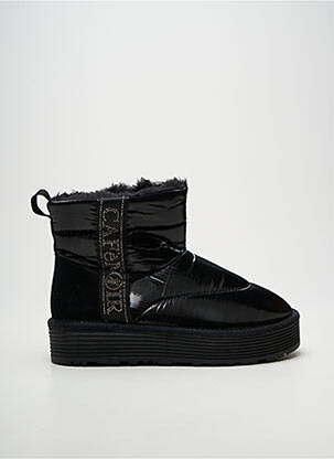 Bottines/boots fourrée talon de 4 à 6cm noir CAFE NOIR femme