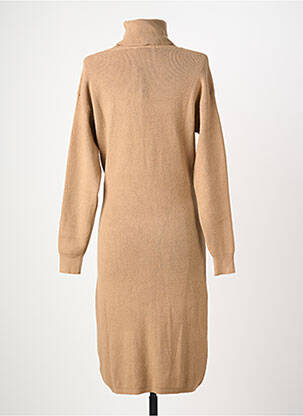Robe pull stretch manches longues beige SARAH CHOLE femme