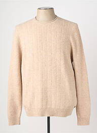 Pull stretch manches longues beige NO EXCESS homme