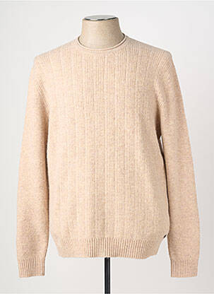 Pull stretch manches longues beige NO EXCESS homme