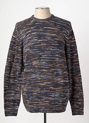 Pull stretch manches longues bleu NO EXCESS homme
