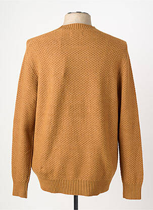 Pull stretch manches longues marron NO EXCESS homme