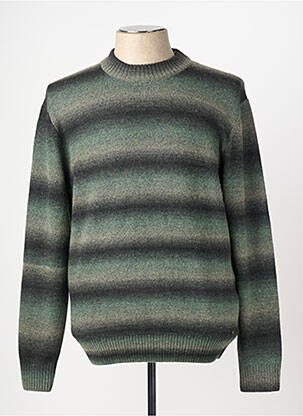 Pull stretch manches longues vert NO EXCESS homme