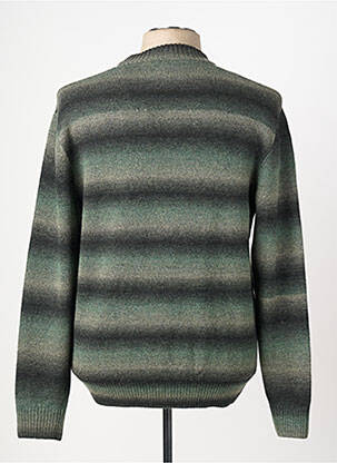Pull stretch manches longues vert NO EXCESS homme