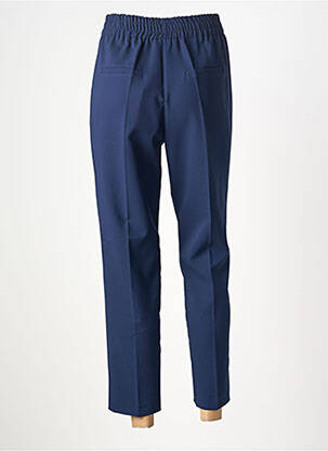 Pantalon 7/8 taille haute taille haute bleu RELISH femme