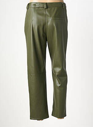 Pantalon 7/8 taille à pinces taille normale vert IMPERIAL femme