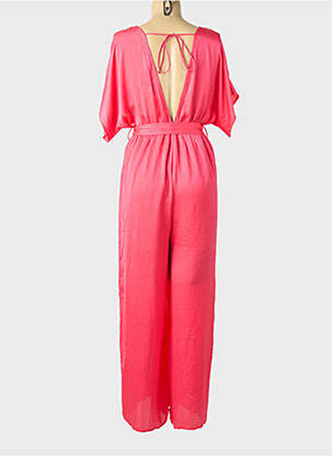 Combi-pantalon coupe fluide manches courtes rose MOLLY BRACKEN femme
