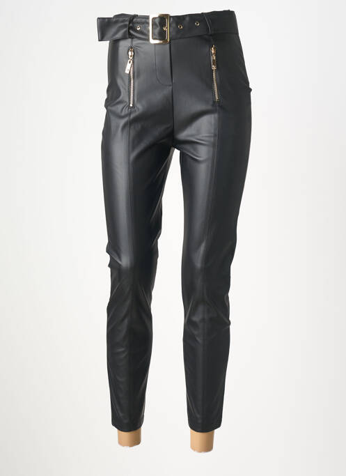 Pantalon 7/8 taille haute taille haute noir RELISH femme