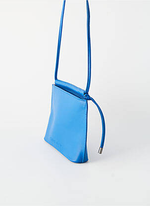 Sac fermeture zippée forme rectangulaire bleu SURKANA femme