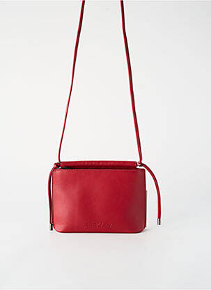 Sac fermeture zippée forme rectangulaire rouge SURKANA femme