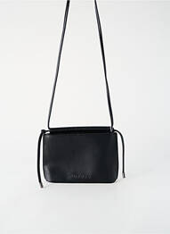 Sac fermeture zippée forme rectangulaire noir SURKANA femme