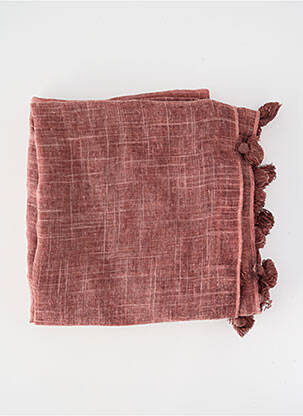 Foulard coutures renforcées rouge LA FEE MARABOUTEE femme