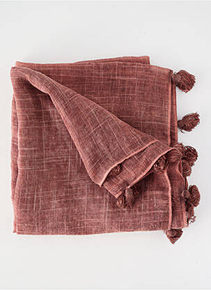 Foulard coutures renforcées rouge LA FEE MARABOUTEE femme