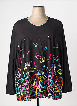 T-shirt manches longues manches longues noir MONA LISA femme