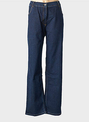 Jeans coupe droite stretch taille normale bleu NO SECRET femme